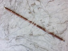 Vintage, 3 Fold Wooden Brass Walking Stick Shaft Cane For Handmade New Year Gift