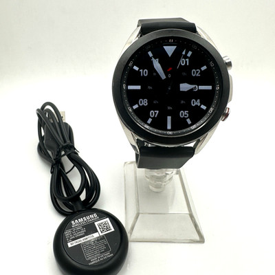 Samsung Galaxy Watch 3 45mm SM-R855U LTE Black Smartwatch Tested