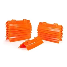  Reinforced Plastic Edge Protectors for Tie-Downs, Pack of 16 4" x 4" x 12"
