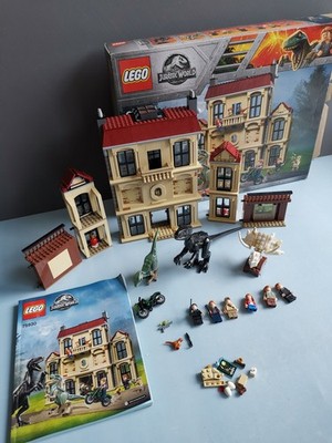 Lego 75930 Jurassic World Indoraptor Verwüstung Lockwood Anwesen OVP Anleitung