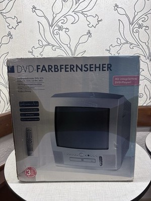 Silver Crest TV Monitor DVD 36cm Gaming Broadcast Retro Scart New Neu High End 