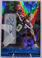 2025 Photogenic DeMarcus Lawrence Auto Blue /49 #113 Seattle Seahawks