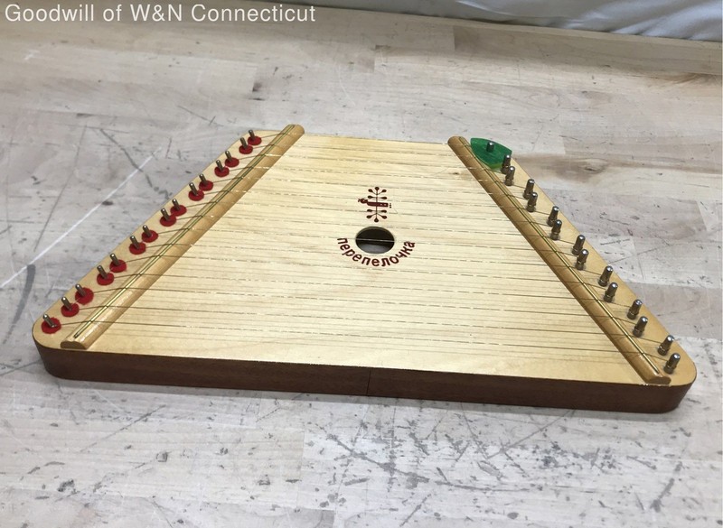 Perepelochka 15-String Wooden Lap Harp Zither Musical Instrument Belarus