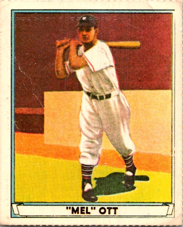 1977 Dover Publications Classic Baseball Cards Reprints #8 Mel Ott