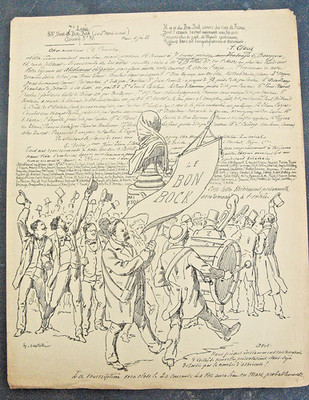 1882 BON BOCK - 7. Jahrgang 83. Abendessen - Einladung