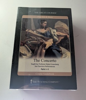GREAT COURSES The Concerto Part 1, 2 & 3 Complete Brand New 