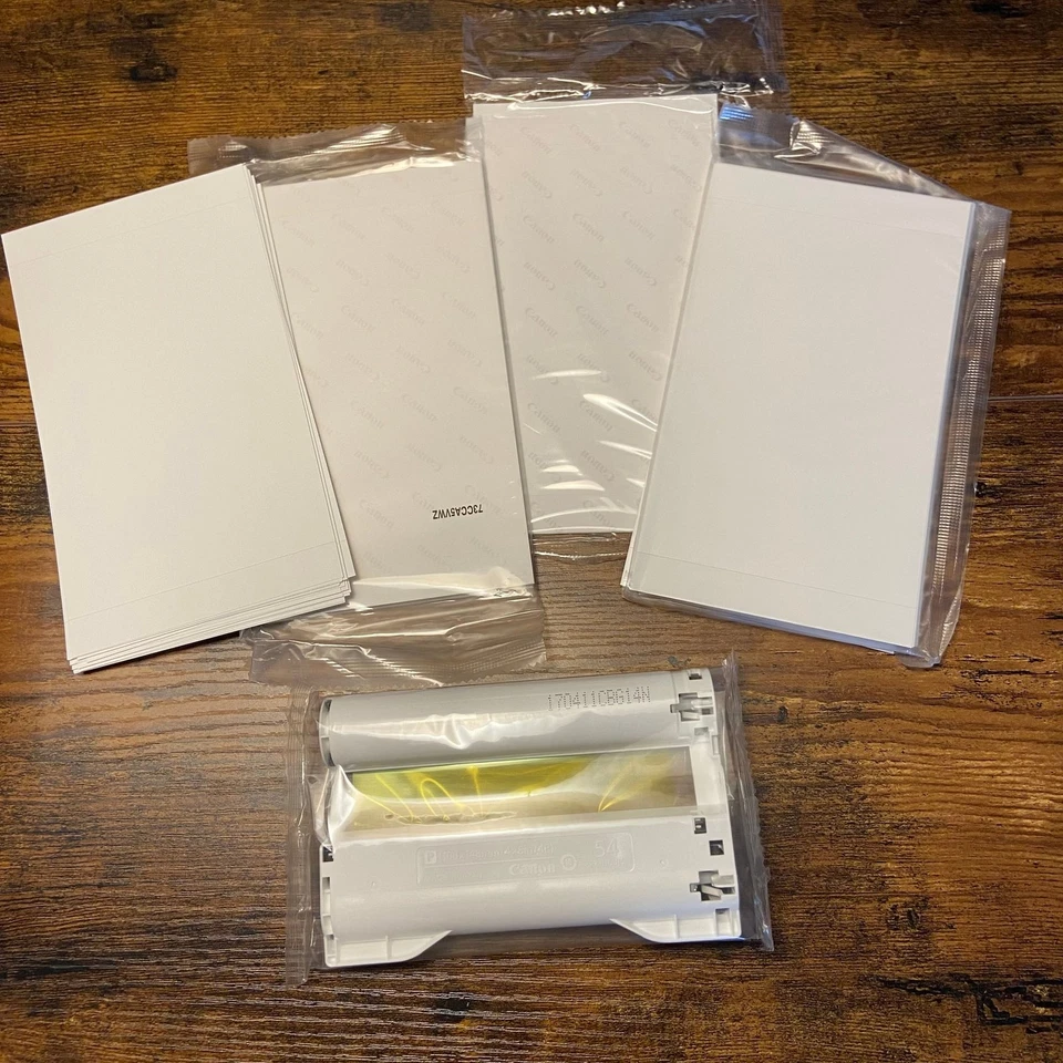 Conjunto de tinta/papel colorido de alta capacidade Canon RP-54 para a série SELPHY CP1000 - Imagem 4 de 4