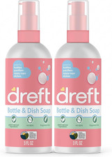 Bottle and Dish Soap Made to Clean Baby Bottles, Sippy Cups, Pacifiers, Breast