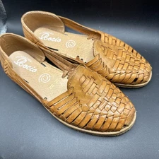 Women's Huarache Rocia Mexican sandals Genuine Leather Traditional Sandalias 8
