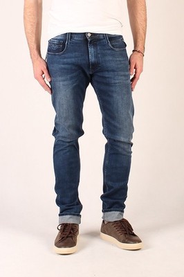 Neue Replay Herren jeans M914Y 41A 620 009 ANBASS, Slim fit, Blaue