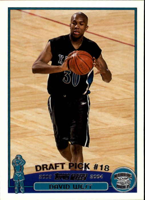 2003-04 Topps #238 David West RC - BSK