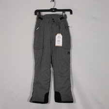 NWT Avalanche Charcoal Cargo Ski Pants Girls Size Medium 8-10 Snow Pants