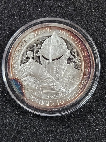 🌟 The Destiny Series Coin - The Dragon/Knight - 2 oz .999 FINE Silver BU Round - Picture 2 of 2