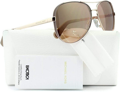 Michael Kors MK5004 1017R1 Chelsea Sunglasses Rose Gold w/Gold Mirror