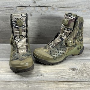 Under Armour Boots Men's 8.5 Cam Hanes CH1 Goretex Camo Hunting BOA Hiking