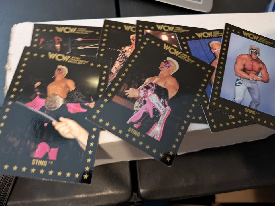 Juego completo de lucha libre Championship Marketing WCW 1991 1-110 Foto 2 de 4