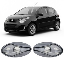 Klarglas Seitenblinker Chrom für Citroen C1 C2 C3 C4 C5 Xsara Jumpy Berlingo