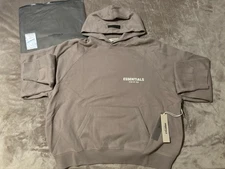 NEW Fear of God Essentials Desert Taupe Hoodie Size Medium 100% Authentic✅