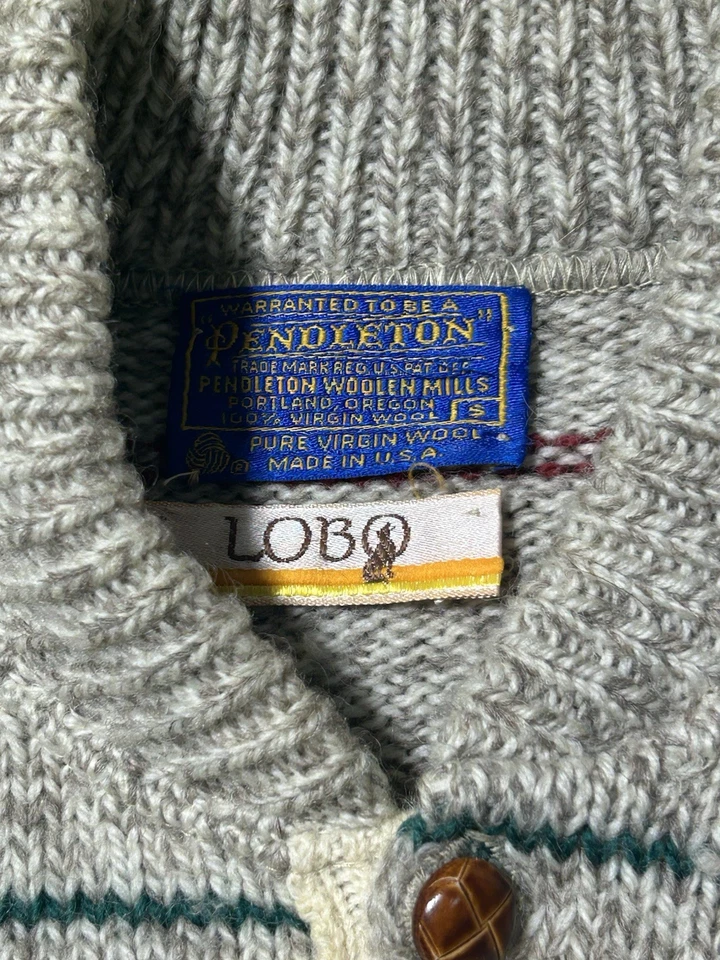 Vintage Pendleton Lobo Virgin Wool Sweater Vest Mens Size Small - Image 3 of 4