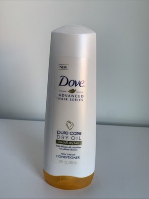 Dove Advanced Hair Series Pure Care Dry Oil Conditioner Non Greasy 12 Oz