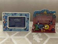 Walt Disney World Resort 2007 & 2009-Lot of 2-Mickey & Friends Photo Frames 4x6