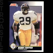 Barry Foster 1991 Score #484 Pittsburgh Steelers 🏈 Football Card