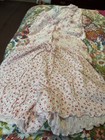 Vanity Fair Floral Pajama Set Pink S Vintage Y2K Coquette Sleepwear Ruffle Trim — photo 1