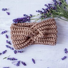 Cottage Rose-Crochet headband for girl or woman, boho style color headband,