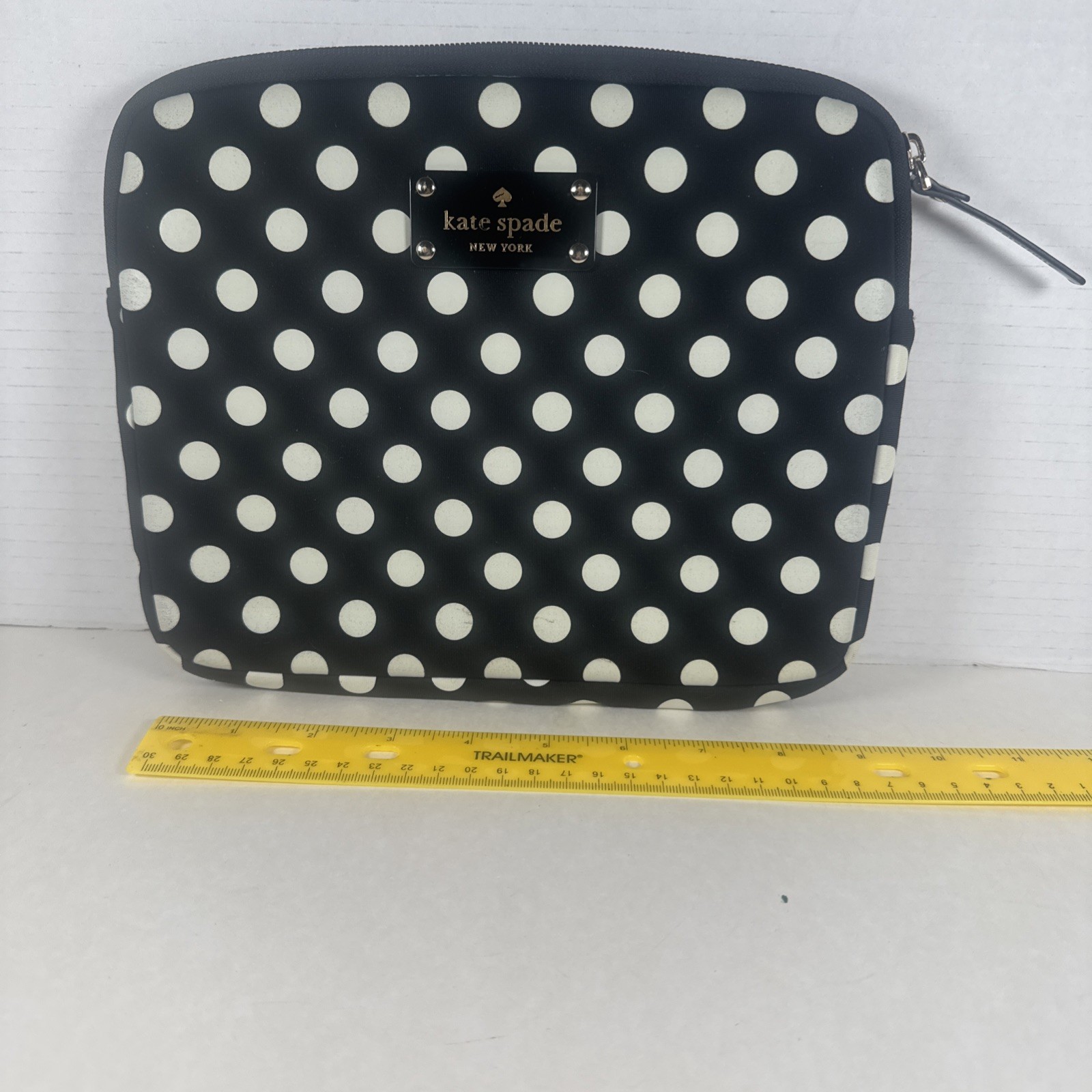 Kate Spade New York Polka Dot Tablet Case 10” Black & White