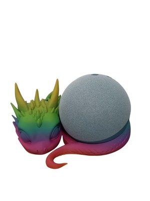 Rainbow Dragon Smart Lautsprecher Ständer für Echo Dot Gen 4/5 Halter Funky Homeware 