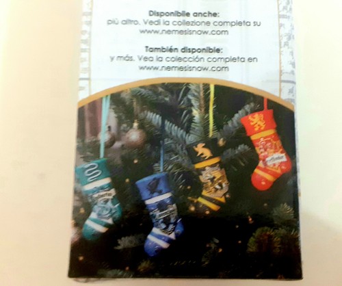 Harry Potter Slytherin Stocking Hanging Ornament Baumschmuck Sammlerobjekt NEU - Bild 5 von 5