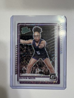 2025-26 Panini Donruss Olivia Miles RC Optic White Velocity #28/35   