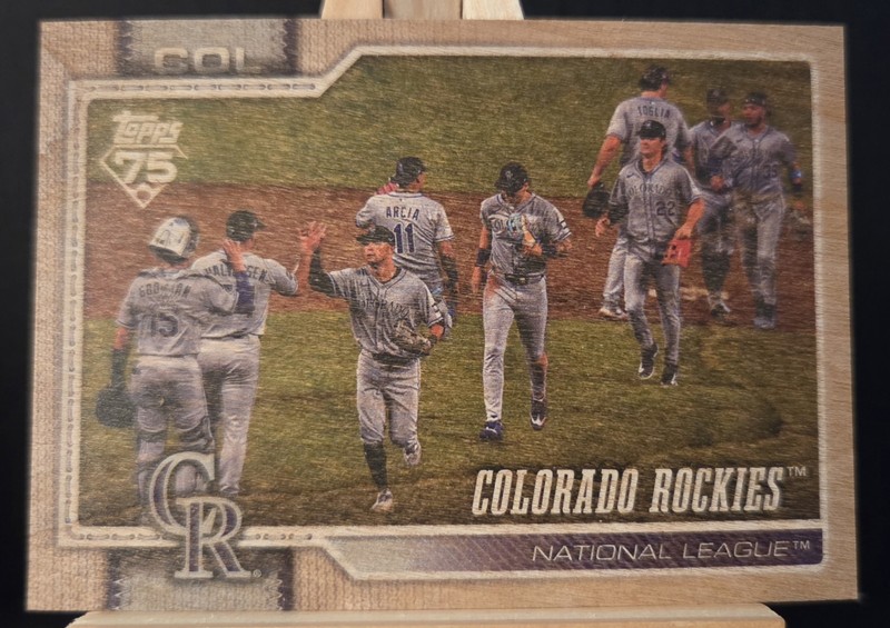 COLORADO ROCKIES | WOOD /25 | 2026 Topps Series 2 | Card #508 | SSP
