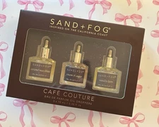 New Sand Fog Perfume Oil Set 3 Caramel Macchiato Cream Sugar Vanilla Latte