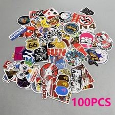 100PCS Skateboard Stickers Bomb Vinyl Laptop Luggage Decals Dope Sticker Lot US