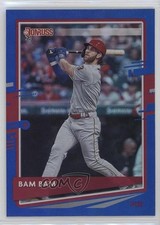 2020 Panini Donruss Nickname Variation Holo Blue Bryce Harper (Bam Bam) #193 2l4
