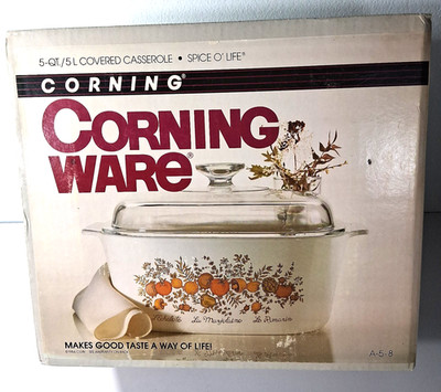 RARE New Sealed Corning Ware 5-QT/5L Covered Casserole A-5-8  Spice O Life