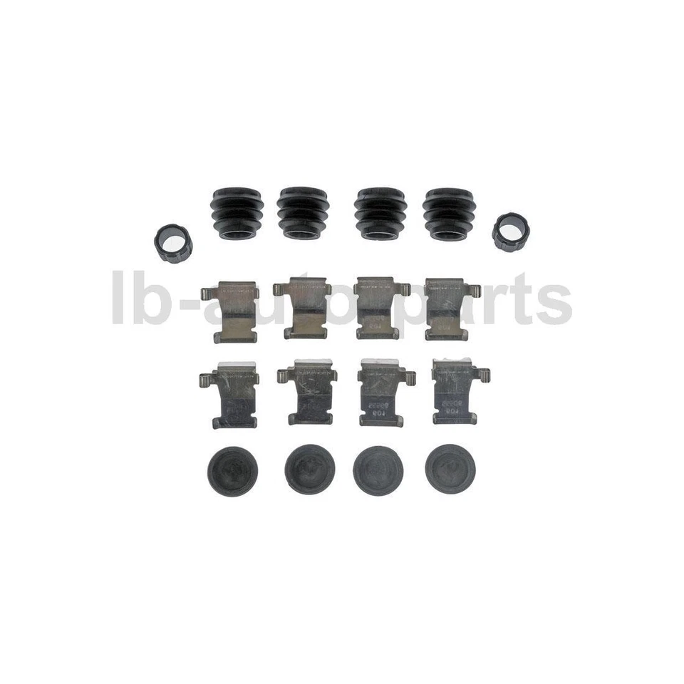 Kit de herrajes de freno delantero trasero Dorman 2 piezas para GMC Sierra 2500 HD 2011-2016 Foto 4 de 4