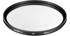 Green L, 62mm  Multi-coated  UV filter - Slim design, Pro quality for Lens camer
