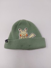 Pikachu Pok mon Electric Type Beanie Knit Hat Light Green 14