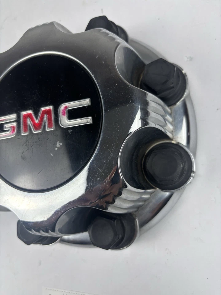 Juego de tapas centrales de rueda de 8 orejetas dobles para GMC Sierra 2500HD 3500HD Savana 2001-2024 OEM Foto 3 de 4