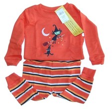 BABY GAP GIRLS HALLOWEEN WITCH TWO-PIECE PAJAMAS ORG. 22.00 6-12 MONTHS BNWT
