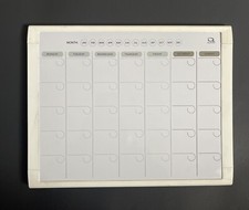 Dry Erase Calendar board by Quartet 14" x 11"