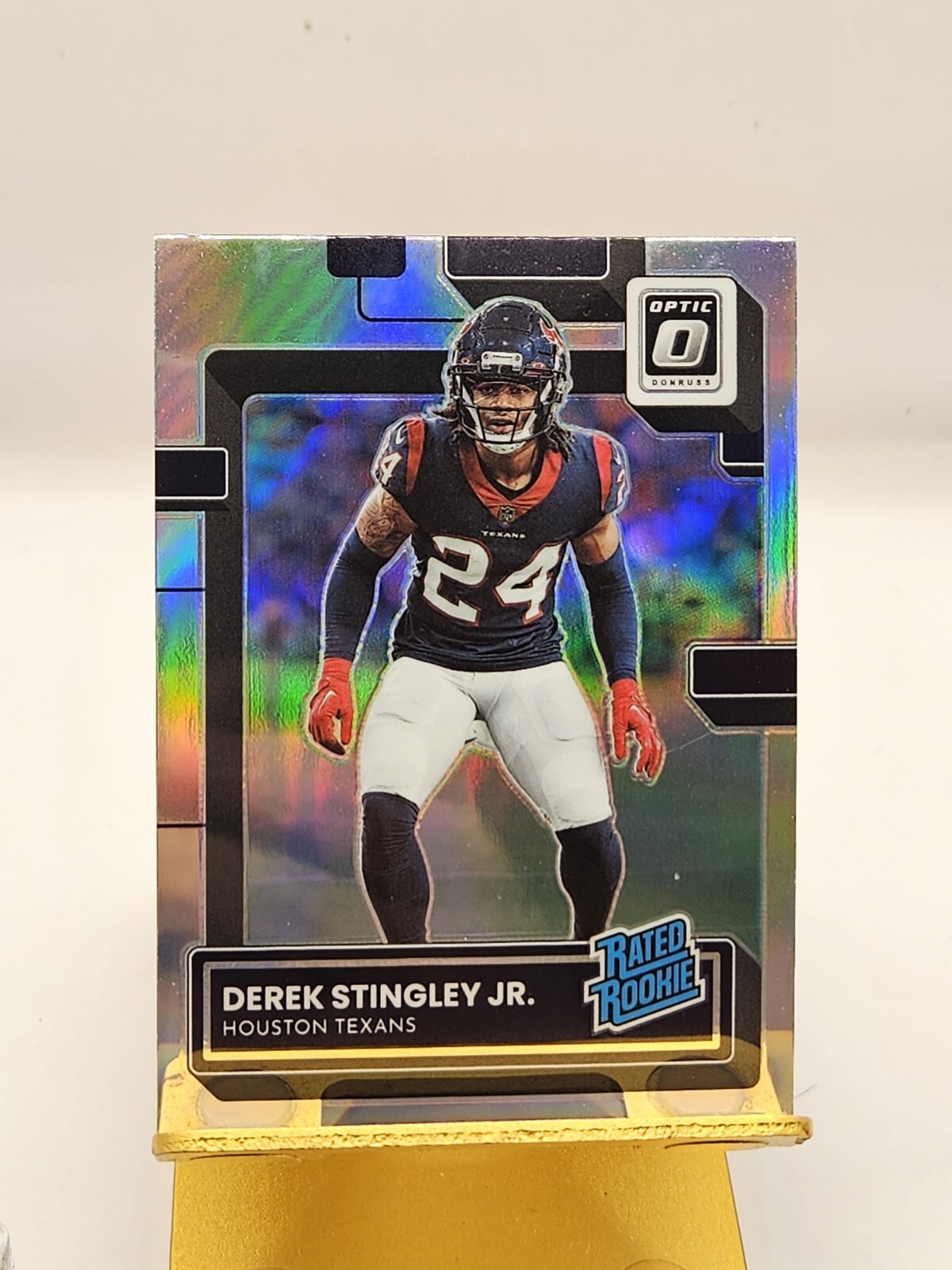 2022 Donruss Optic Silver Derek Stingley Jr. Rookie Houston Texans #244 Parallel