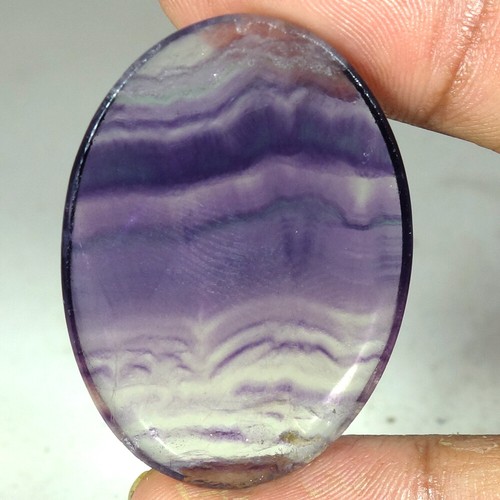 100% Natural Afghanistan Fluorite Oval Cab Loose Gemstones 41x29x04mm 54.55Cts - Picture 3 of 3