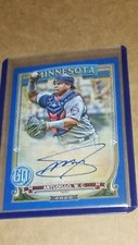 2020 Gypsy Queen Willians Astudillo Blue Autograph Card #d 15/99