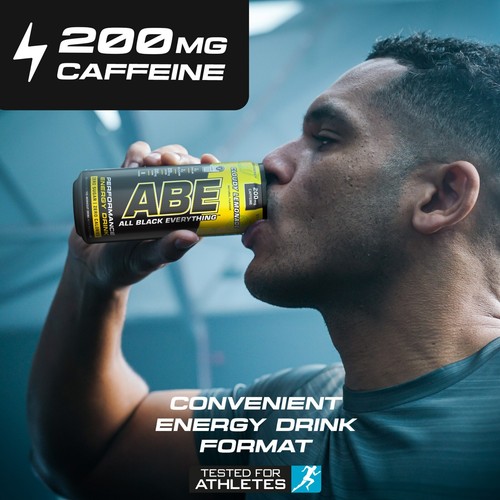 ABE Pre Workout Energy Drink Vitamins Amino Acids Caffeine Zero Sugar 12 x 330ml - Picture 29 of 60