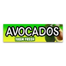 AVOCADOS Vinyl Banner with Optional Sizes (Made in the USA)