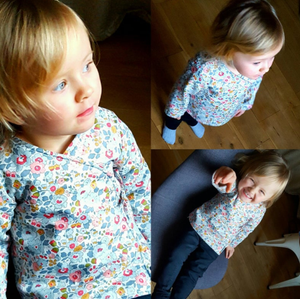 Baby Waistcoat Lined Reversible Lined Jacket Baby Liberty Betsy Porcelain Ebay