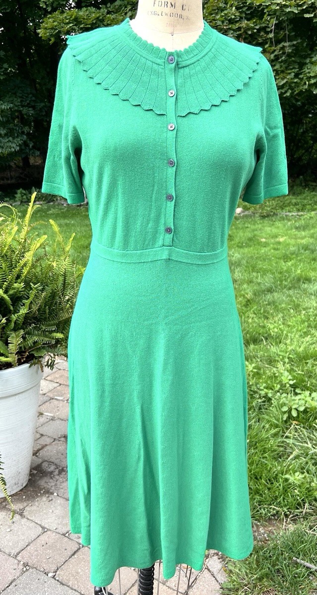 abercorn knitted dress Boden Green Knit US 8 UK 12 Winter 2026
